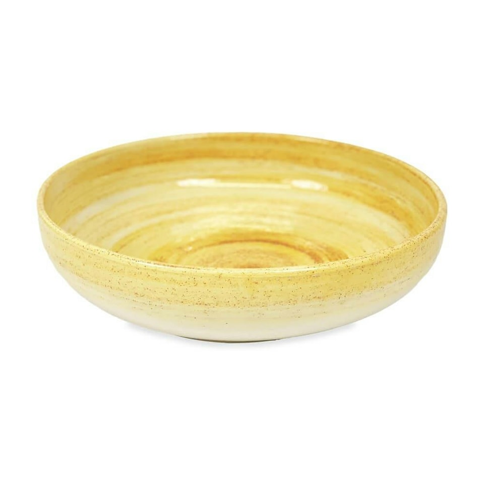 image 1 of Verano Spanish Ceramics Pastel Beach Large Bowl - 27cm Orange | Orange | 1