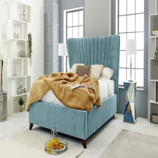Dura Plush King Bed Frame - Duck Egg