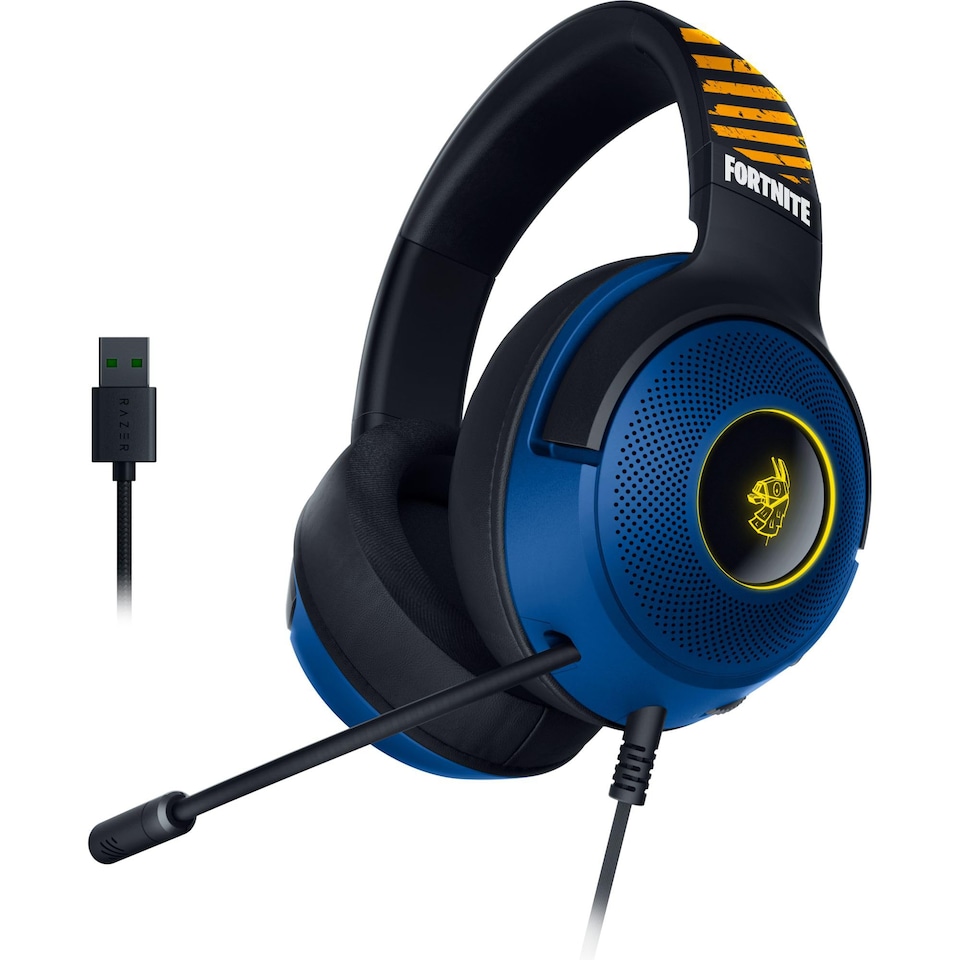 image 1 of Kraken V3 X - Fortnite Edition Wired USB gaming headset (ultra-lightweight headphones, TriForce 40mm drivers, HyperClear microphone, RGB) Fortnite