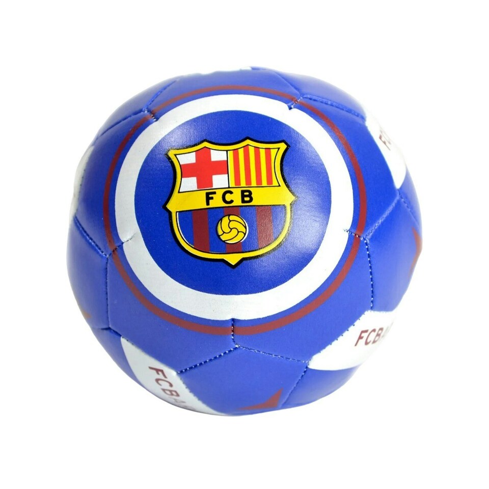FC Barcelona Soft Mini Football - Blue/Garnet - One Size