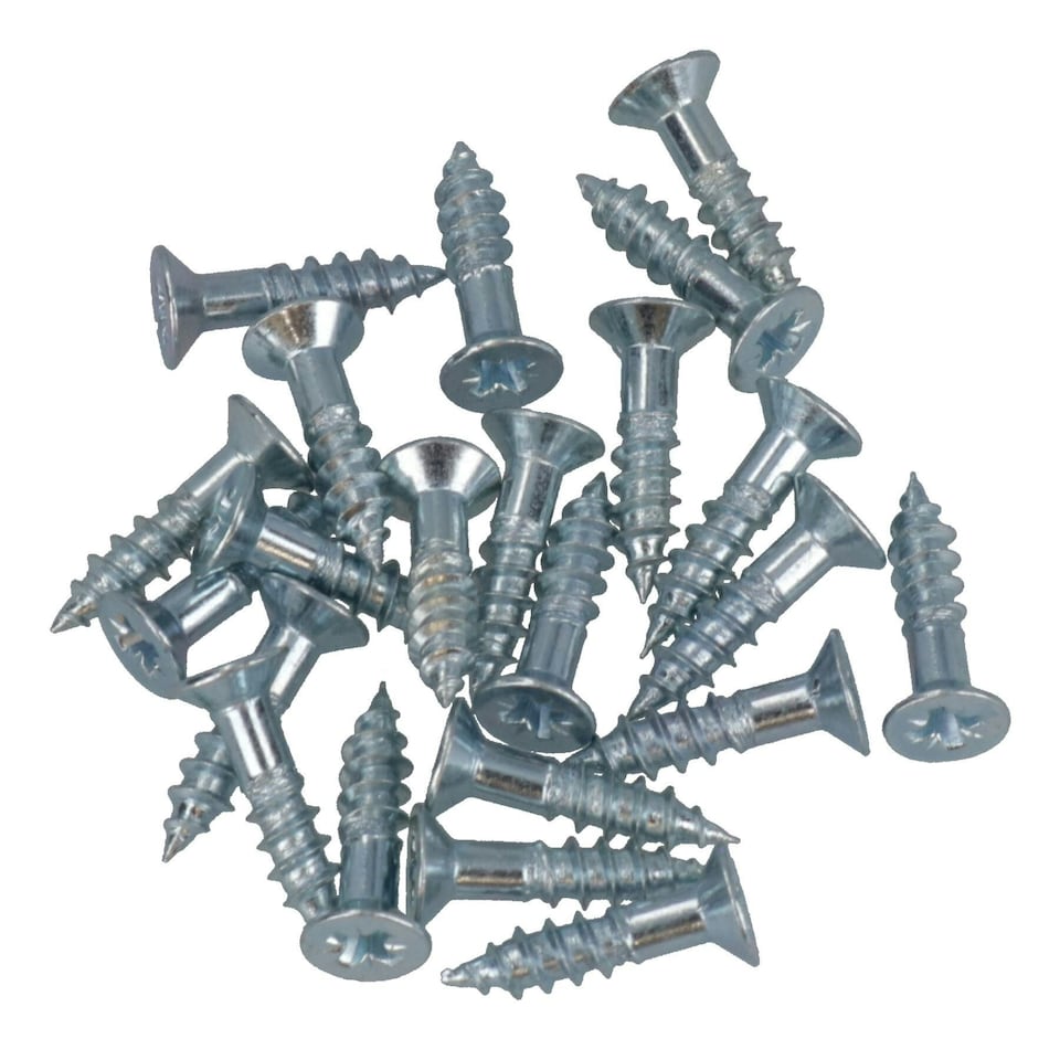 image 1 of 5mm x 20mm PZ2 Drive Countersunk Wood Chipboard Screws Fasteners 110pc
