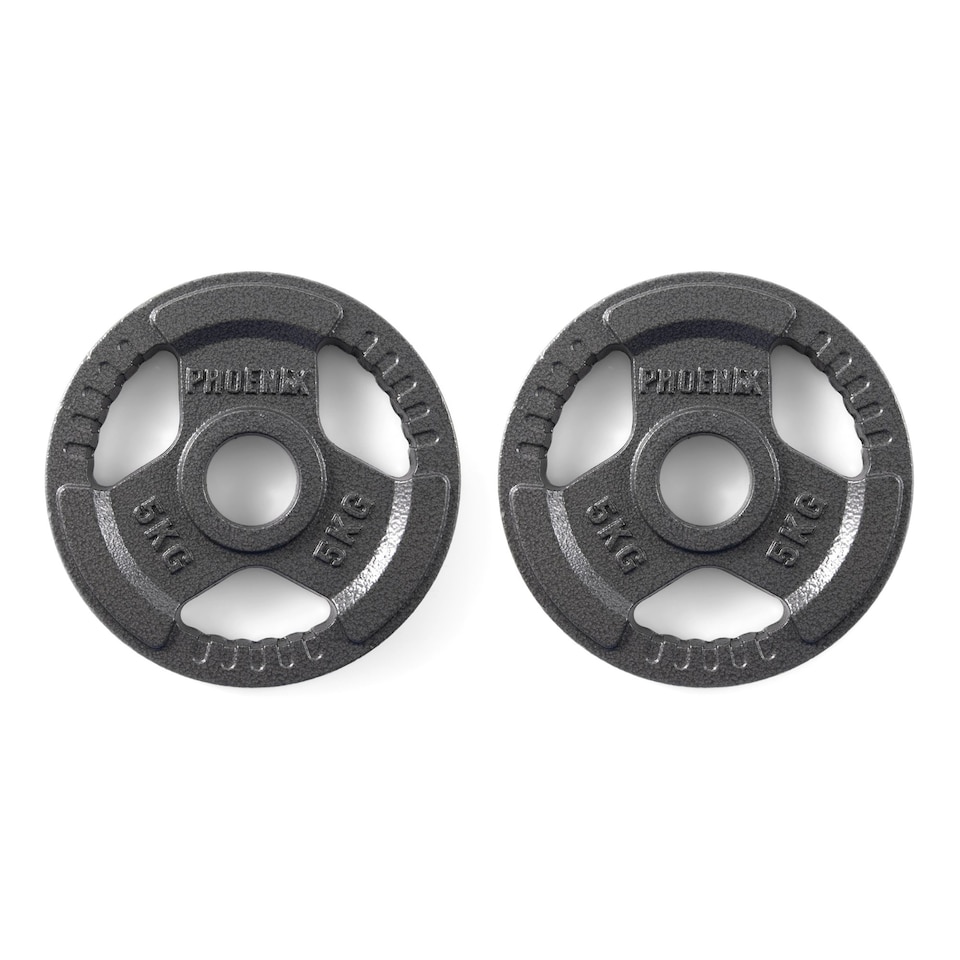 image 1 of Phoenix Fitness Olympic Weight Plate - 5kg - Pair