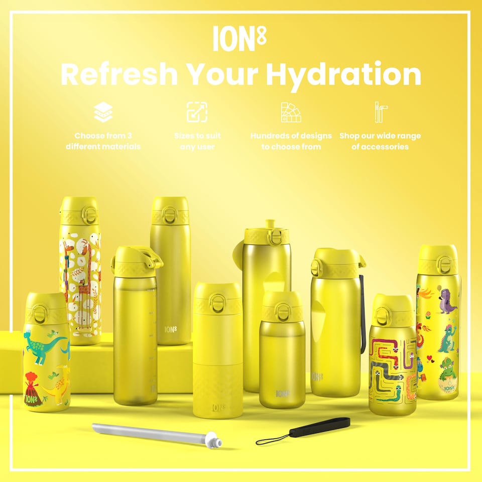 image 1 of Leak Proof Slim Water Bottle, Vacuum Insulated, 500ml (17oz)