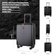 image 5 of Premium 100% Makrolon PC 2 PCS Suitcase Set | Vanity + Cabin Luggage