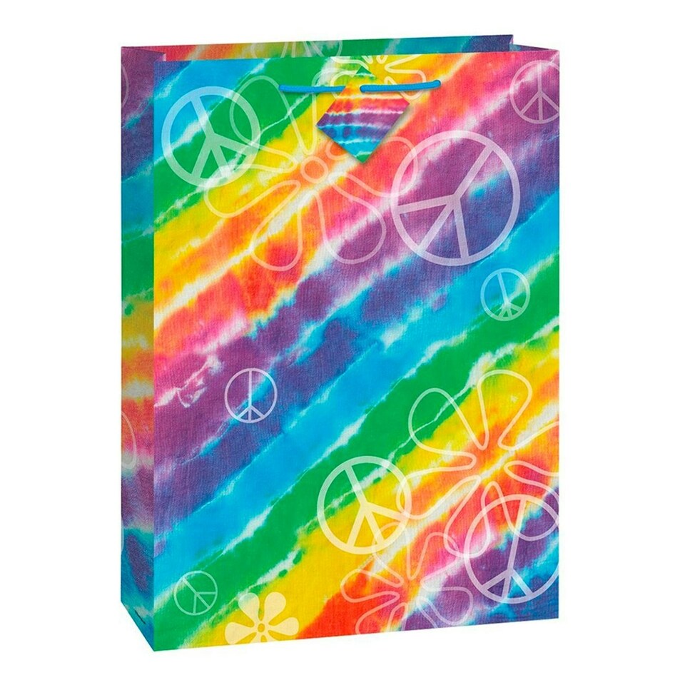 Unique Party Tie Dye Gift Bag - Multicoloured - One Size