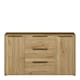 image 3 of Orkney 3 Drawer Sidebaord with 2 Doors in Mauvella Oak