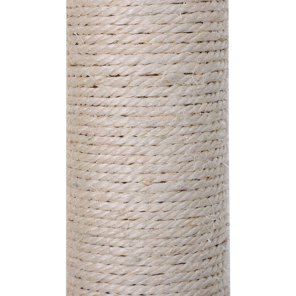 image 1 of PawHut Cat Tree Scratch Post with Bed Hammock Sisal for Indoor Cats