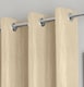 image 3 of Enhanced Living Goodwood Cream Thermal, Energy Saving, Dimout Eyelet Curtains with Wave Pattern (PAIR) - 66 x 72 inch (168x183cm)