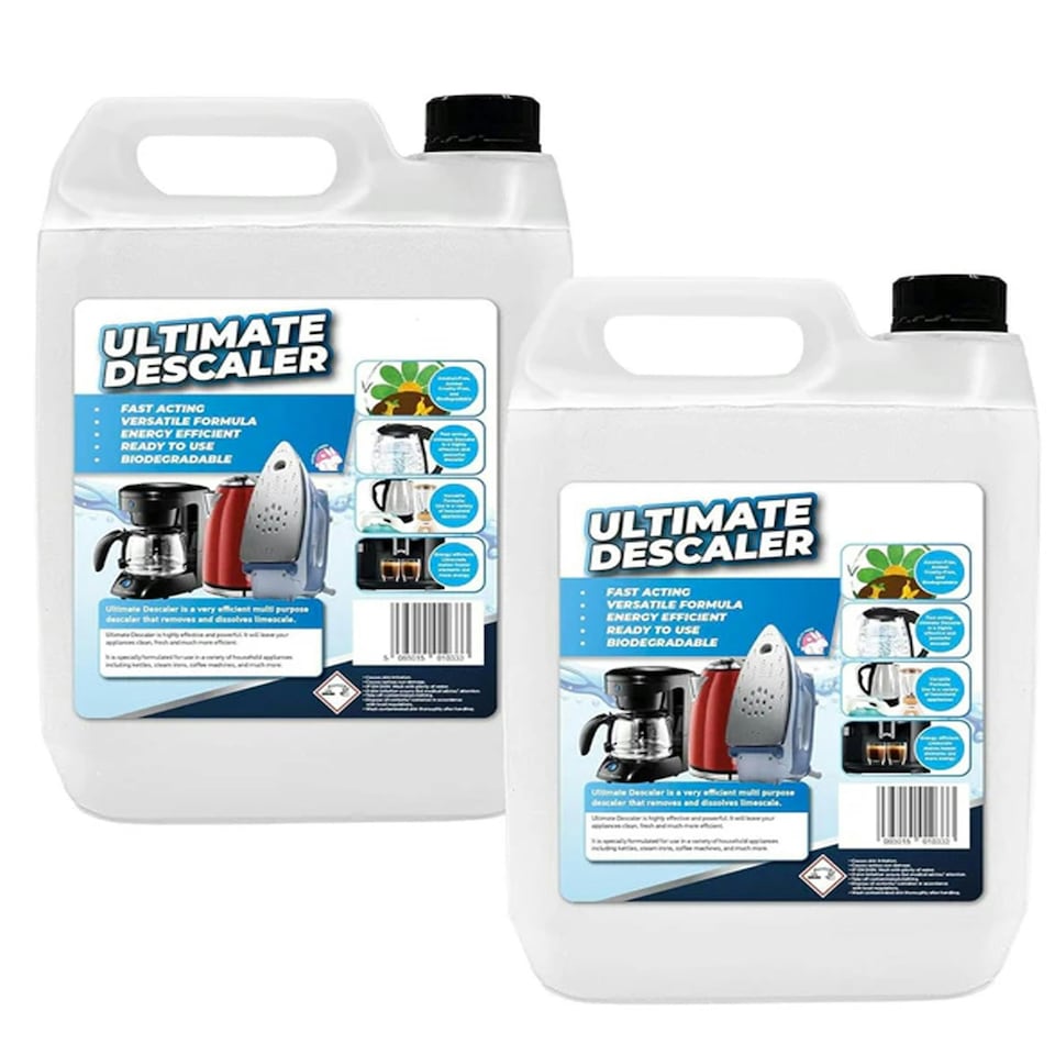 image 1 of 2 x 5L Fast Acting Multi Purpose Descaler For Electrical Appliances & Lime Scale Remover
