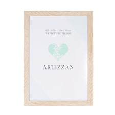 Modern and Chic Oak Veneer Wood Effect A4 Certificate Frame for Wall or Table | Brown | M