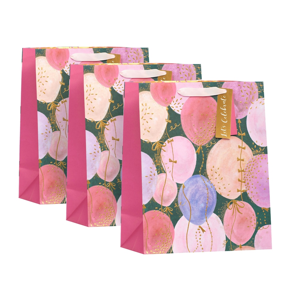 image 1 of Wow Balloons Large Gift Bag - Pack of 3