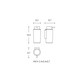 image 3 of Cosmic Soap Dispenser w/ Screws & Stainless Steel for Bathroom, Light Grey-200ml