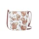 image 1 of Signare Adjustable Sling Bag - Peter Rabbit Squirrel Nutkin Brown | Beige