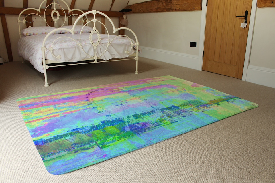 image 1 of Fuzzy London Rug | Multi