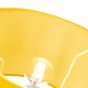 image 5 of Contemporary and Sleek Yellow Plain Linen Fabric Drum Lamp Shade 60w Maximum | Yellow