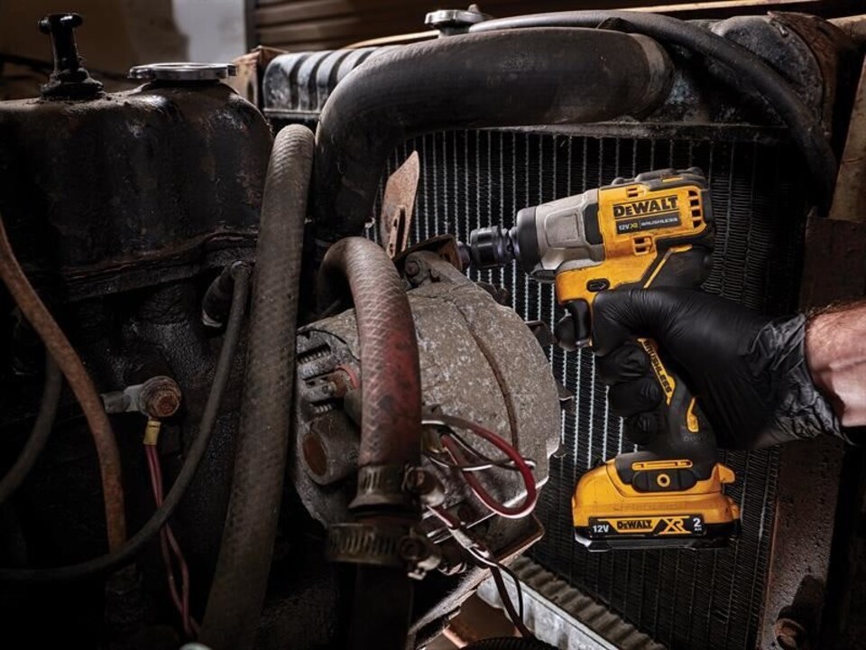 image 1 of DeWALT Power Tools - DCF902D2 XR Brushless Sub-Compact 3/8in Impact Wrench 12V 2 x 2.0Ah Li-ion