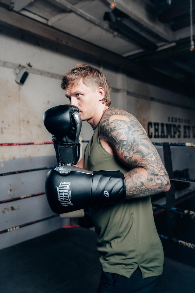 image 1 of Decathlon One-Piece Foam Boxing Gloves for Experienced Boxers