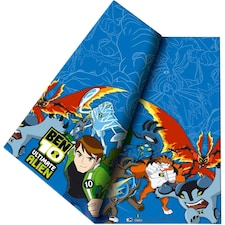 Ben 10: Ultimate Alien Characters Party Table Cover - Blue - One Size