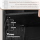 image 6 of Yaheetech 7-layer Open Shelf Bookshelf-Black