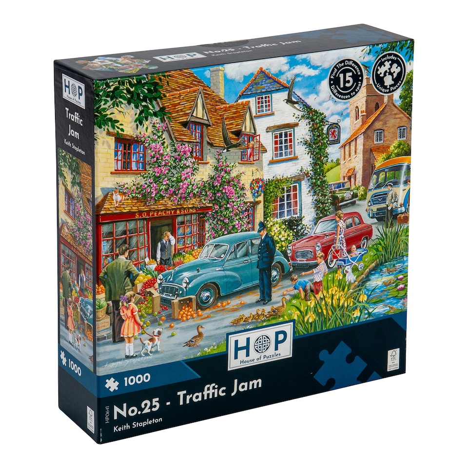 image 1 of No.25 - Traffic Jam 1000 Piece Jigsaw Puzzle