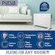 image 3 of Purus 1200W Electric Panel Heater Wall Mounted White Radiator