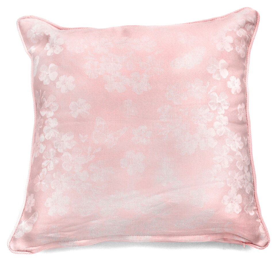 image 1 of D & D Blossom Filled Cushion Blush
