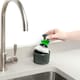 image 2 of Zeal Black Dish Brush in Dark Grey Holder