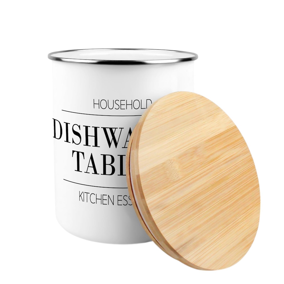 image 1 of Minimalist Essentials Dishwasher Tablets Storage Tin