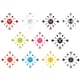 image 2 of Maison by Premier Romero Hot Pink Cutlery Metal Wall Clock