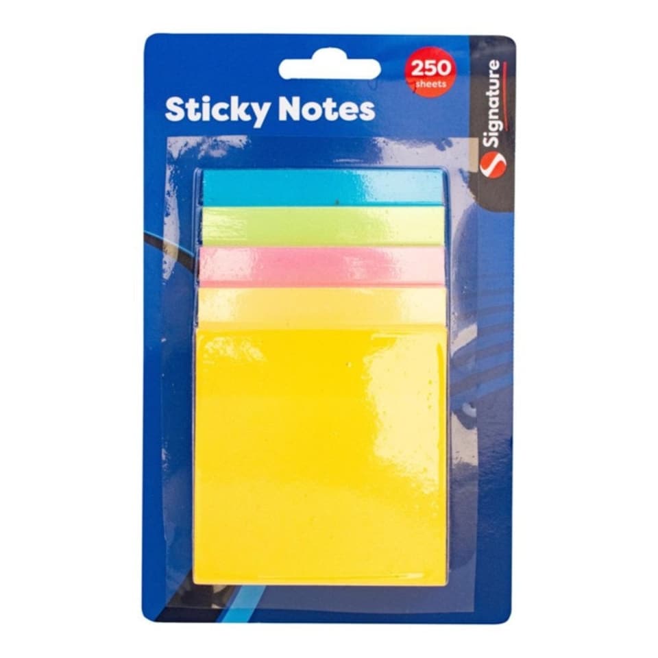 Sticky Notes Block 250 Sheets
