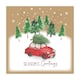 image 2 of Pack of 12 Driving Home Kraft Christmas Box Cards