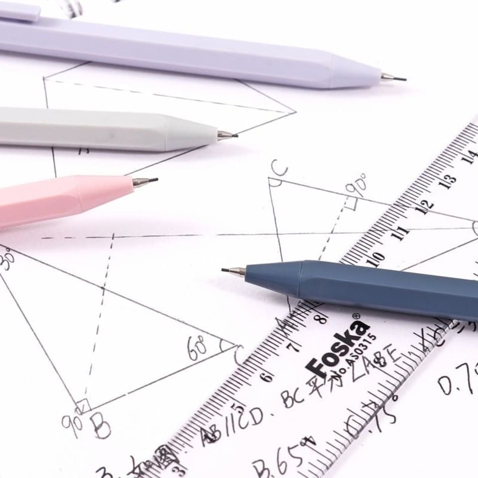 image 1 of Pack of 48 0.5mm Hexagon Mechanical Pencils