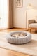 image 3 of Living and Home 6 Colour Soft Donut Pet Bed for Cats & Dogs,Warm & Cosy Retreat | Grey | M