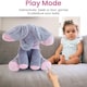 image 6 of Alivio Peek-a-boo Elephant Singing Musical Baby Plush Toy Stuffed Doll (Pink)