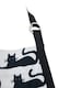 image 3 of Orsina Black & White Kitchen Apron with White Neck, Cooking Apron for Men. Women, Apron with Stripe Pattern Design
