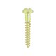 image 1 of Timco - Solid Brass Timber Screws - SLOT - Round (Size 6 x 1 - 200 Pieces)