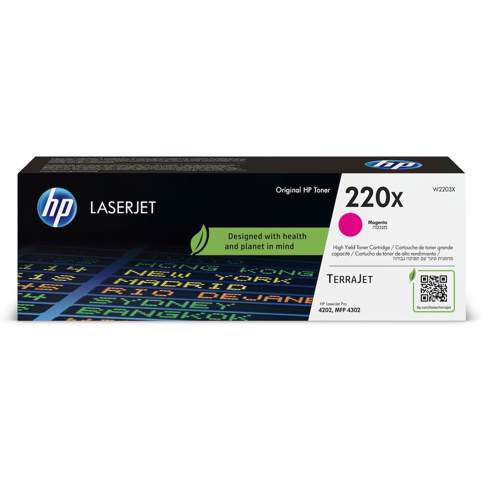 image 1 of HP W2203X Toner Cartridges | Multi | HP 220X Magenta Original Toner Cartridge | 1