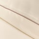 image 4 of OHS Piped Edge Bedding Set Soft Duvet Cover with Pillowcase | Cream | Natural/Ivory | Double