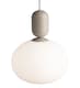 image 2 of Nordlux Notti Indoor Pendant Light Grey Glass E27 Hand Blown Glass - Mains Powered, IP20 | Grey