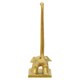 image 2 of Fauna Gold Finish Elephant Toilet Roll Holder