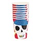 image 2 of Ahoy Pirate Design Paper Cups 270ml - Pack of 8