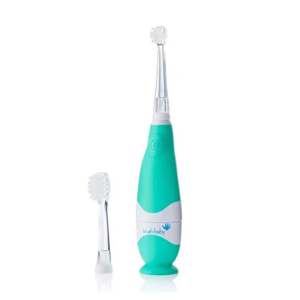image 1 of Brush Baby BabySonic® Teal Electric Toothbrush for Toddlers