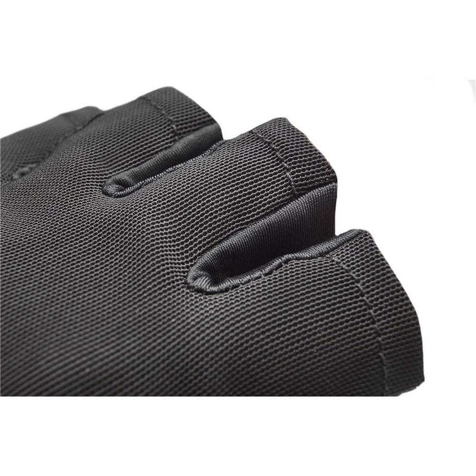 image 1 of Adidas Men's Half-Finger Essential Weightlifting Gloves — Breathable Suede Palm, Strap-Free Elastic Wrist (Red, XL) | Red | Red | XL