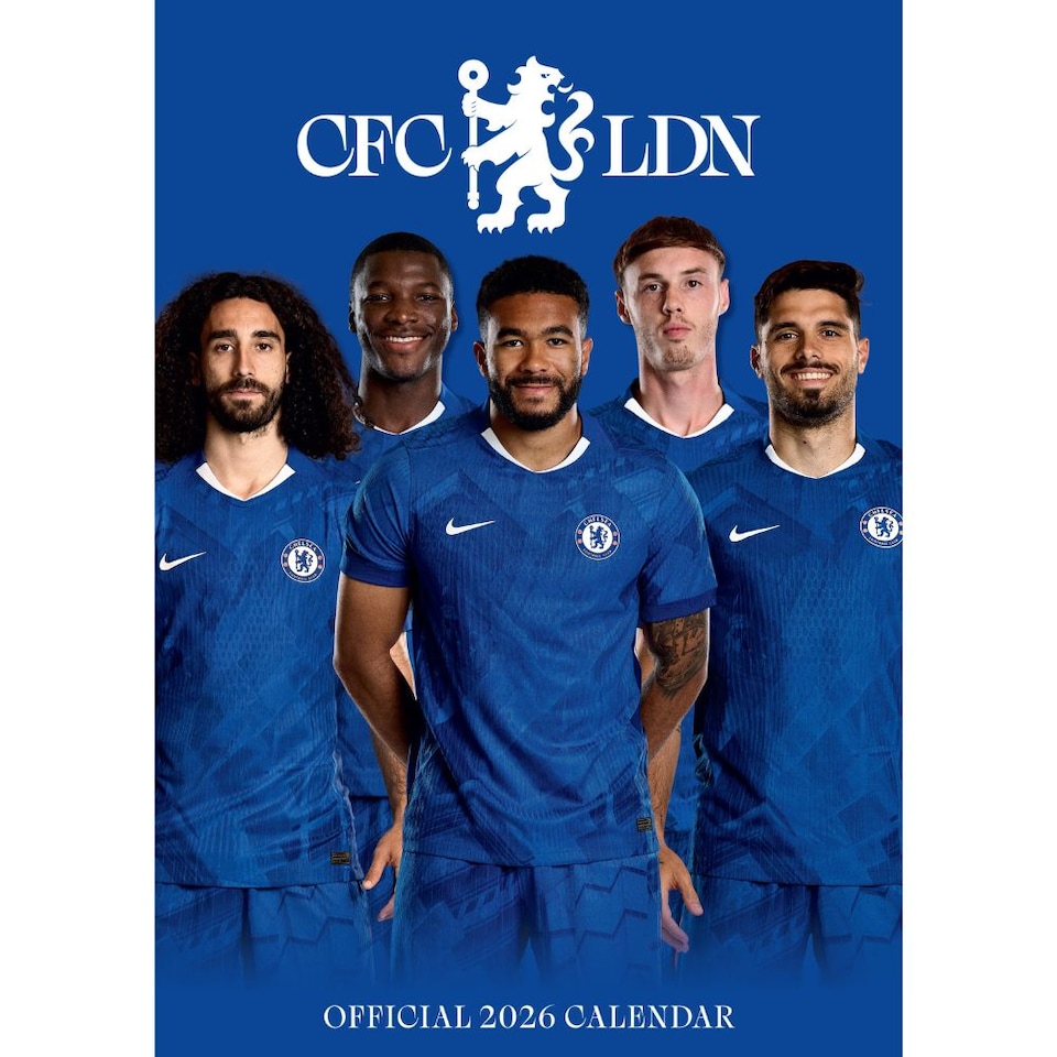 CHELSEA FC MEN'S 2026 A3 CALENDAR
