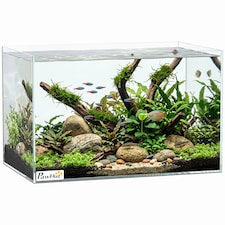 PawHut 24L Fish Tank with Protective Base Mat 40 x 25 x 25 cm