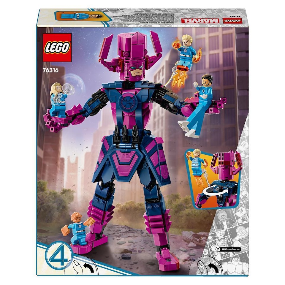 image 1 of LEGO Marvel Fantastic Four vs. Galactus Construction Figure