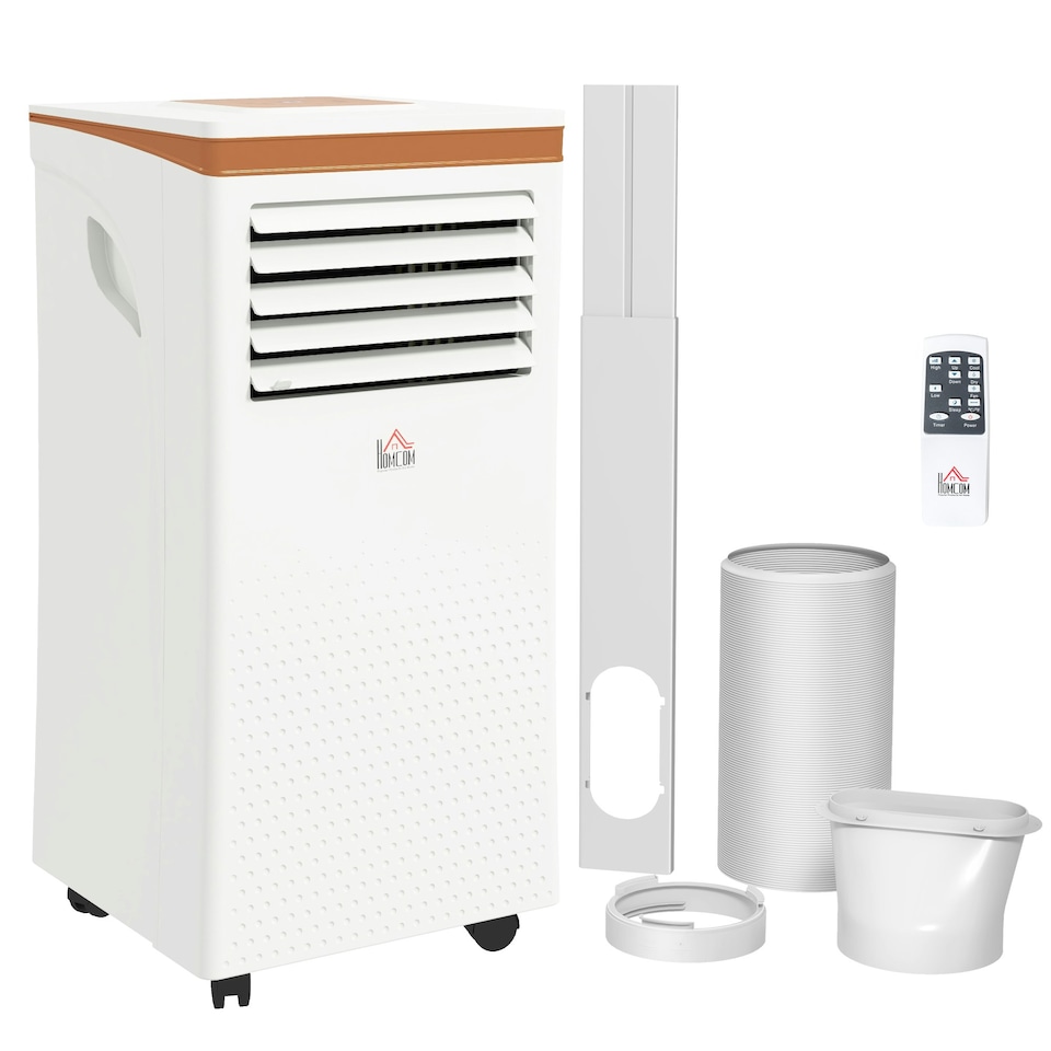 image 1 of HOMCOM 9000 BTU Portable Air Conditioner 4 Modes LED Display Timer