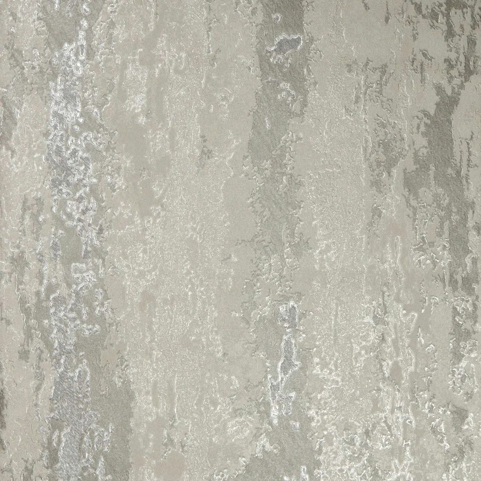 image 1 of Nova Metallic Wallpaper in Warm Grey and Silver Multi