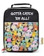 image 3 of Pokemon Kids Lunch Bag | Insulated Food Container with Pikachu Eevee Gotta Catch 'Em All Print | School Carry Case with Adjustable Drinks Holder | Polyester Lunchbox