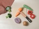 image 8 of Hooga Playroom Cutting Play Food - Role Play Wooden Vegetables